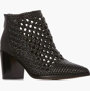 PAIGE Lilah Woven Leather Bootie - Women's - Size 7.5M